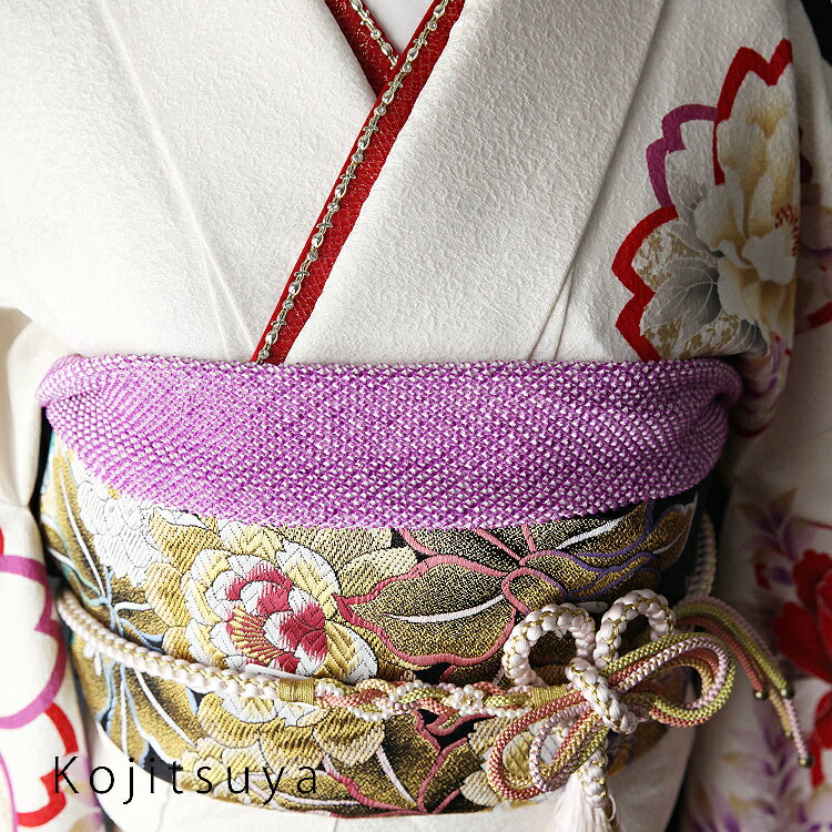【レンタル】 振袖 フルセット 正絹 適応身長157-172cm 白 wh-031ネット予約 成人式　振袖　レンタル