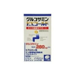 グルコサミンEX ゴールド 170粒 グルコサミン コンドロイチン ヒアルロン酸 msm サプリメント 東亜薬品 健康食品 サプリ