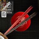 【10%OFFクーポンあり!5日限定】箸 お箸 若狭塗 日本製 食洗機対応 23cm 赤 黒すべりにくい けずり ひまわり堂 ネコポス