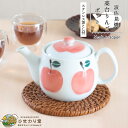 【10%OFF!さらに300円OFFクーポンあり】急須 波佐見焼 洗いやすい 420ml 茶こし付 おしゃれ ポット 赤 高台りんご ひまわり堂
