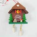 ☆☆ 商品詳細 ☆☆Cuckoo Clock Ornamentシリーズ:オーナメント サイズ: 6cm x 10cm かっこうの飾り時計オーナメントです。材　質:木製 原産国:ドイツ (Germany)製造：CHRISTIAN ULBRICHT 注意事項: ■ドイツのマイスターによる手作りの商品です。 ■そのため製品の顔の表情や色などが、写真と微妙に異なる場合がございます。 ■また繊細な商品ですので、お取扱いには十分お気を付けください。■業者様のご購入もお待ちしております。