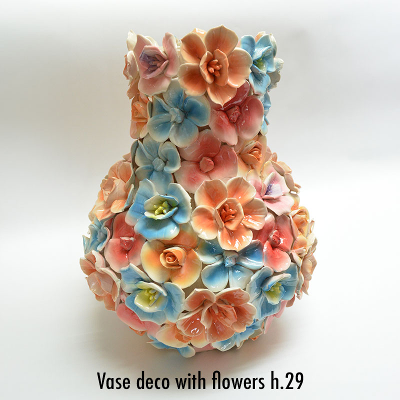 DESPOTS/デスポッツ 花びらが集まった フラワーベース Mサイズ 高さ約29cm/カラフルカラー/はなびらカラフル/お花咲き/花瓶/インテリア/デザイン/大人/コーディネート/オランダ/置物/陶磁器/stoneware/独創性/少量入荷 [2]