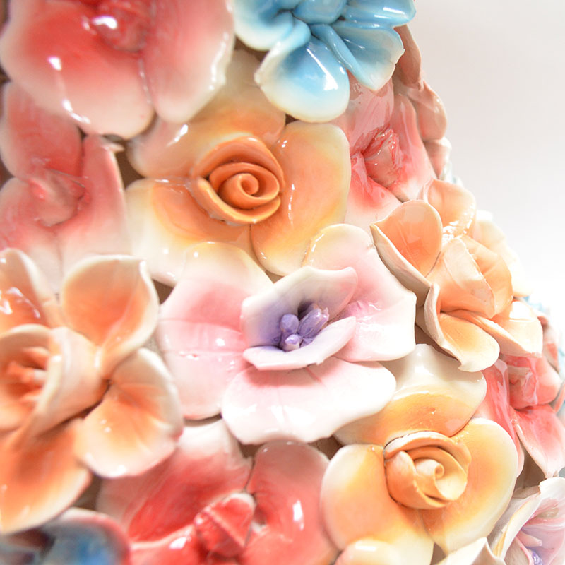 DESPOTS/デスポッツ 花びらが集まった フラワーベース Mサイズ 高さ約29cm/カラフルカラー/はなびらカラフル/お花咲き/花瓶/インテリア/デザイン/大人/コーディネート/オランダ/置物/陶磁器/stoneware/独創性/少量入荷 [3]