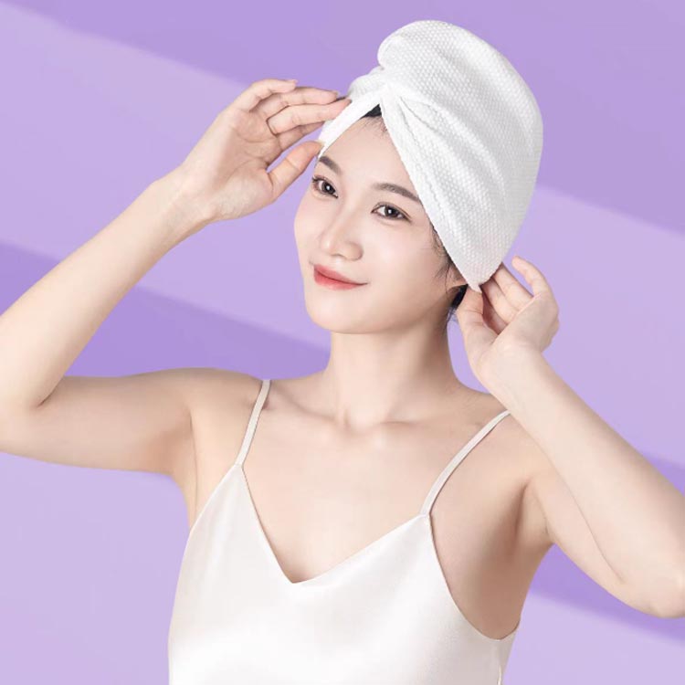 持ち運び お風呂上がり 使い捨て ヘアキャップ ヘアドライタオル 軽量 超吸水 フリーサイズ 使い捨て コンパクト タオルキャップ ホテル 旅行 出張 便利グッズ