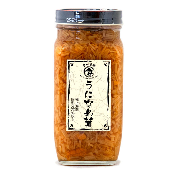 うになめ茸（大瓶 400g）【北海道 きのこ 王国】【お土産】【ご飯の友】【海鮮 なめたけ 瓶詰】