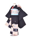 【レンタル】七五三 レンタル 正絹着物 7歳 フルセット 115cm~125cm 女の子 753レンタル 7歳女児 正絹 黒まり市松 貸衣装 前撮り 七歳 黒着物 レンタル 七五三レンタル 手毬 7歳女児 753 七五三 子供 着物 7歳 レンタル お正月 新品足袋プレゼント 往復送料無料