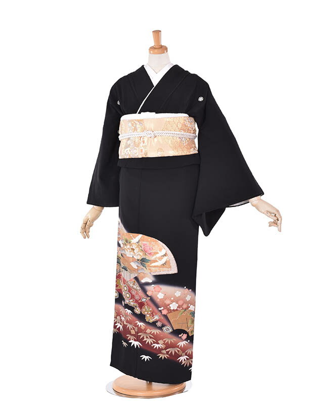 【レンタル】黒留袖レンタル 留袖 結婚式 新郎母 新婦母 正絹 フルセットレンタル 送料無料 冠婚葬祭 貸衣装 着物 和服 結婚式祖母 親族着物 式典 フォトウエディング