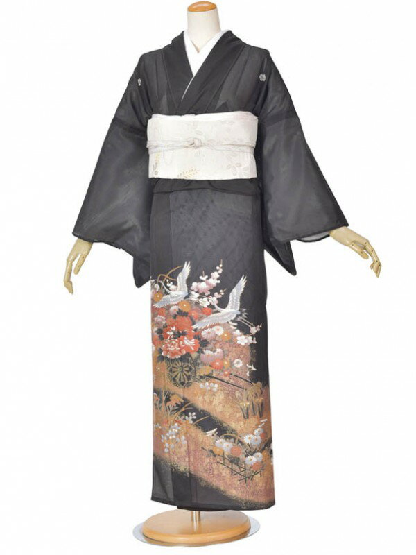 【レンタル】夏用留袖 絽留袖 夏結婚式着物 新郎母着物 新婦母着物 親族着物 リゾートウエディング 絽豪華 7月8月結婚式 送料無料 フルセットレンタル 足袋プレゼント 13号から17号(4)