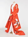 【レンタル】色打掛 花嫁衣裳 和装 神社挙式 結婚式 打掛 披露宴 赤 和婚 鶴 フルセットレンタル 和装前撮り 往復送料無料