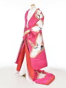 【レンタル】色打掛 花嫁衣裳 和装 神社挙式 結婚式 打掛 披露宴 ピンク 豪華 和婚 フルセットレンタル 和装前撮り 往復送料無料