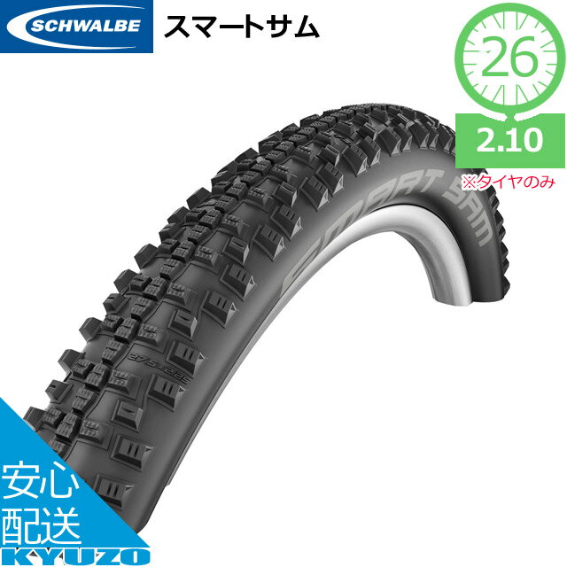 100~N[|Ώ SCHWALBE Vx X}[gT SMART SAM 26~2.10 26C` ]ԃ^C ]Ԃ̋㑠