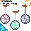 一輪車 自転車 子供用 16インチ Uni Cycle IR160 スタンド付 プラスチックホイール 反射板付 遊具 軽量 21テクノロジー IR160 小学生...