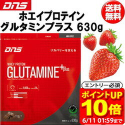 DNS ディーエヌエス ホエイプロテイン グルタミンプラス 630g プロテイン スポーツサプリメント dns 即納あり