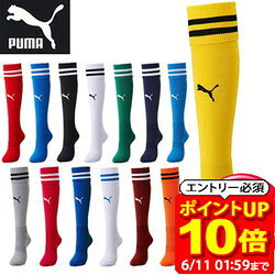 Rakuten - 【ポイント10倍！要エントリー6/11 01：59まで】PUMA プーマ ストッキング サッカー・フットサル 729882 キッズ ジュニア 靴下 ソックス タイツ Lined Jr Stocking「P」 ラフィートスポーツ
