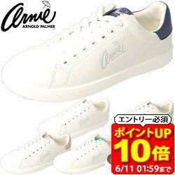Rakuten - 【ポイント10倍！要エントリー6/11 01：59まで】Arnie Arnold Palmer アーニーアーノルドパーマー スニーカーシューズ AN0602 靴 レディース 白靴 ラフィートスポーツ