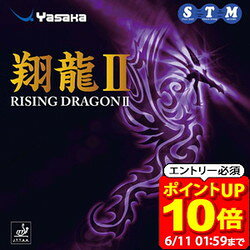 【ポイント10倍！要エントリー6/11 01：59まで】ヤサカ Yasaka 翔龍II 卓球 ラバー B53-20
