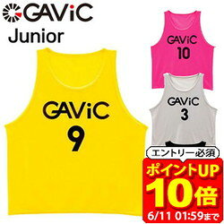 Jacket - 【ポイント10倍！要エントリー6/11 01：59まで】GAViC ガビック ジュニア ビブス 10枚セット 背番号付き サッカー フットサル GA9610 ラフィートスポーツ