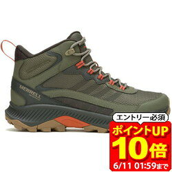 Merrell - 【ポイント10倍！要エントリー6/11 01：59まで】MERRELL メレル スピード ストライク2 ミッド ウォータープルーフ トレッキング ハイキング メンズ 037835 シューズ 靴