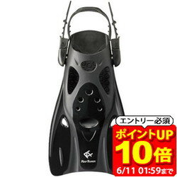 Rakuten - 【ポイント10倍！要エントリー6/11 01：59まで】ReefTourer リーフツアラー コンパクトストラップフィン マリンスポーツ RF0106-BK 足ヒレ ラフィートスポーツ