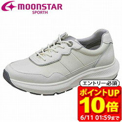 Rakuten - 【ポイント10倍！要エントリー6/11 01：59まで】ムーンスター moonstar スポルス ファスナー付 スニーカー シューズ SP0101 レディース