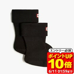 【ポイント10倍！要エントリー6/11 01：59まで】ハンター HUNTER ユニセックス RECYCLED FLEECE SHORT BOOT SOCK ブーツソックス ショート用 UAS3401RCF-BLK