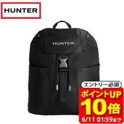 Rakuten - 【ポイント10倍！要エントリー6/11 01：59まで】ハンター HUNTER プレミアム ナイロン ミニ バックパック ブラック UBB5517NYL-BLK リュックサック