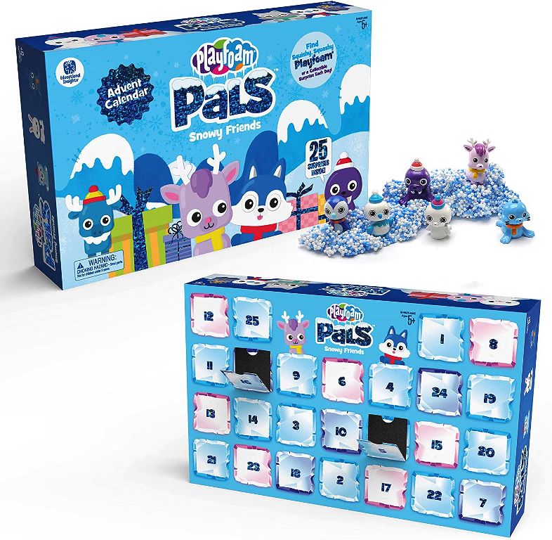 Playfoam Pals Snowy Friends アドベントカレンダー プレイファーム パル スノーフレンズ 25日間の楽しい おもちゃ セット DIY フィギュア マスコット 人形 子供 子ども 男の子 女の子 ごっこ遊び 教育 誕生日 クリスマスのサムネイル
