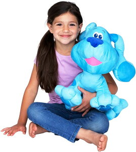ブルーズ・クルーズ&ユー ぬいぐるみ 抱き枕 ♪ 約43cm 100%ポリエステル Blues'Clues キャラクター ブルーの犬 わんちゃん いぬ 青 テレビ フランコキッズ 寝具 スーパーソフトFranco