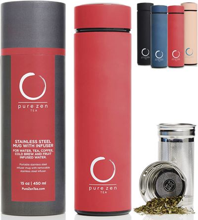 Pure Zen Tea ޥܥȥ 440 ml åɥƥ쥹ȥ٥ޥ Ǯ ϳɻ+ BPAե꡼ 롼...