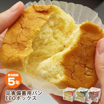 非常食 災害備蓄用パン ECOボックス オレンジ・プチヴェール・クランベリー&ホワイトチョコ 箱入り アルミパック 5年保存 エコボックス