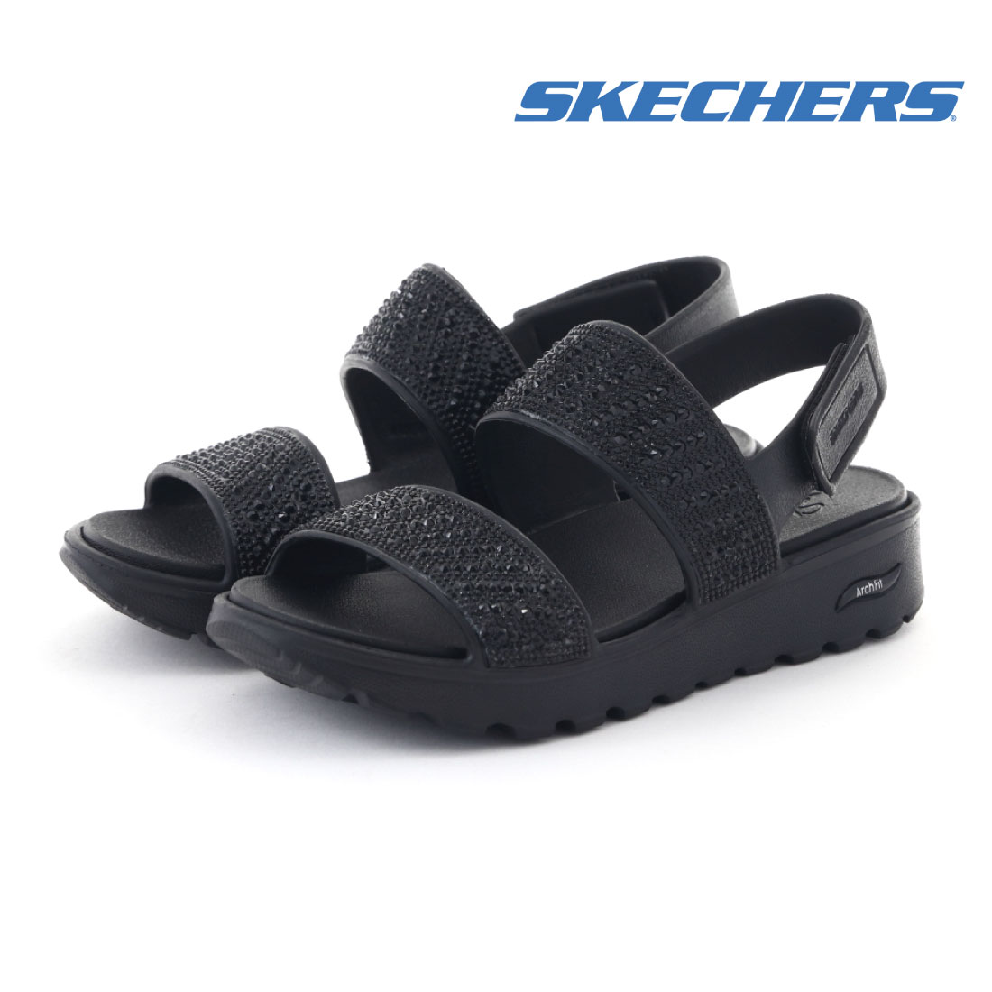 スケッチャーズSKECHERSビーチサンダル リカバリーラインストーン22ビーズ 楽天市場】スケッチャーズ ラインストーン サンダルの通販