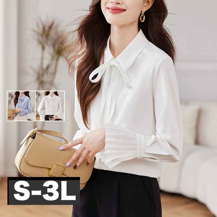 S-3L µ�ץ꡼�� ��ܥ� �֥饦�� �礭�������� ��ǥ����� ���줤�� ��̳�� �֥饦�� �򥷥�� Ĺµ ̵�� ���� �ۥ磻�� �֥롼 ������� �¤��ץ���...