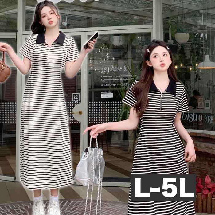 \全品送料無料11/27まで / ポロシャツ ワンピース 大きいサイズレディース ワンピース ロングワンピース ミディワンピース 膝下ワンピース カジュアルワン...