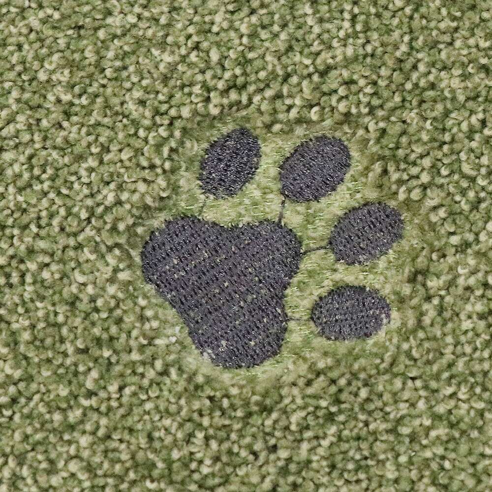 ラグタス タイルマット タイルラグ てくてく肉球 50×50cm グリーン GR ×10枚 ケー...