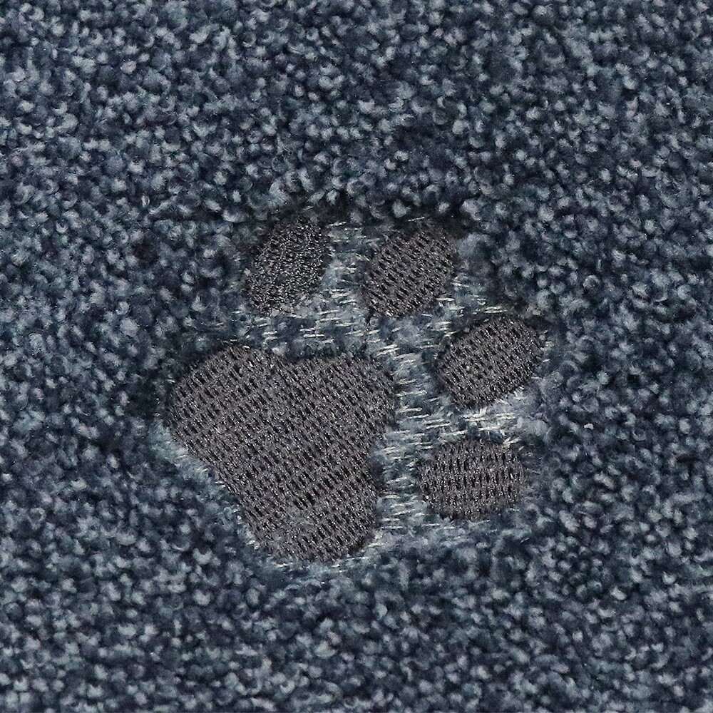 【9月は毎日開催!エントリーで最大100%ポイントバック】ラグタス タイルマット タイルラグ てくてく肉球 50×50cm ネイビー NV ×10枚 ケース販売 [2]