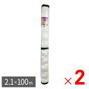 【法人限定】シンセイ 防虫ネット 1mm目 幅2.1m×長さ100m ×2個 セット販売 【メーカー直送・代引不可・置配不可】