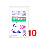 ニッコー ハミングパック ひも付きポリ袋 9号 300枚 半透明 NS-9×10個 セット販売