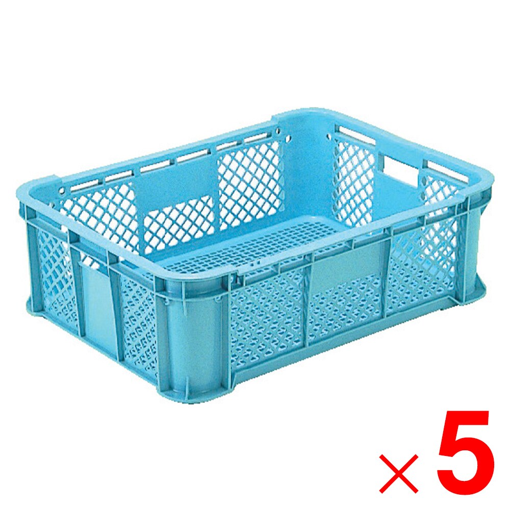 仕様 外寸(mm):622×462×196 内寸(mm):580×420×190 有効内寸(mm):568×408×182 色名:ライトブルー 色コード:BL502 材質:PE 内容量(L):45.6 商品コード:104616-00 メーカ...