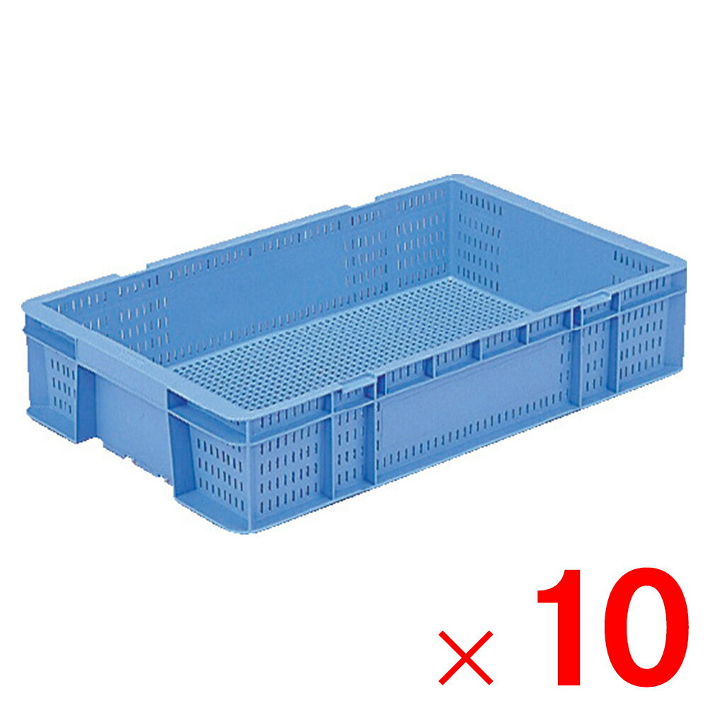 【法人限定】サンコー サンテナー TF-260 ブルー 102601-00 ×10個 セット販売 【メーカー直送・代引不..