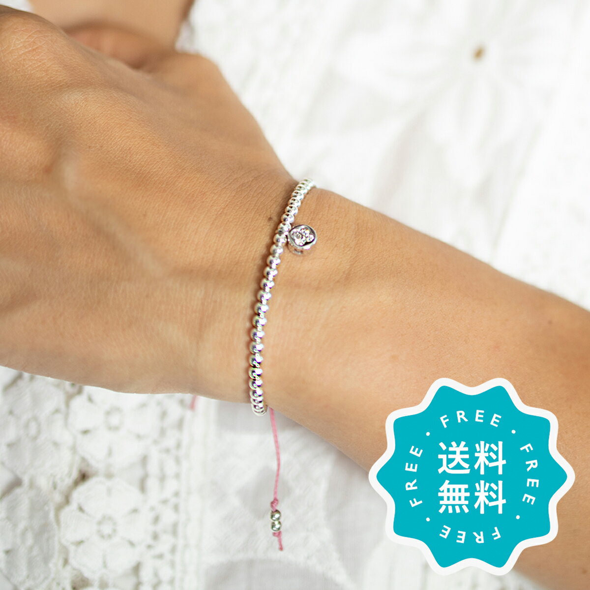 ブレスレット レディース つけっぱなし 日本製 シルバー ゴールド la siesta クリスマス