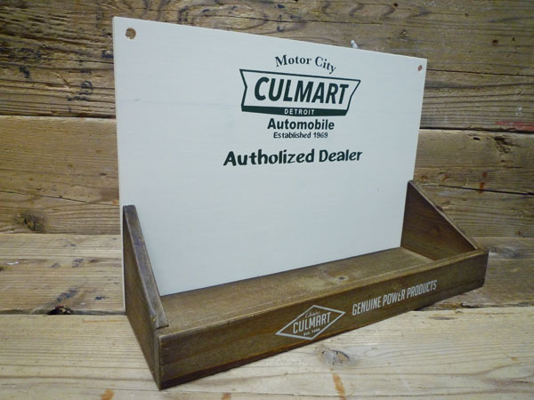 カルチャーマートのアメリカン ウッド ウォールラック CULMART（グリーン）木製 壁掛け 収納 トイレ ガレージ 西海岸風 インテリア アメリカン雑貨