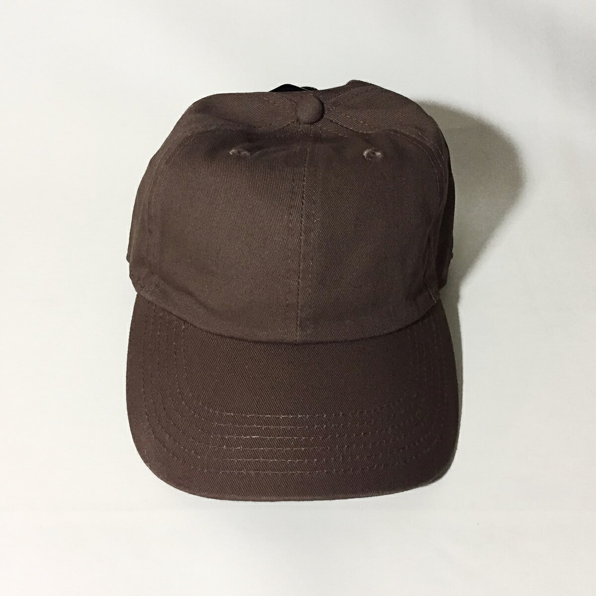 ニューハッタン プレーン 帽子 キャップ アメカジ 無地6パネル CAP 6PANEL DARK BROWN コットン 無地キャップ NEWHATTAN SSS