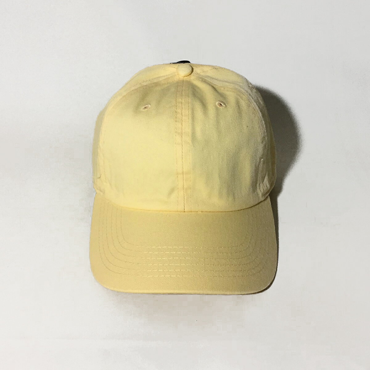 ニューハッタン プレーン 帽子 キャップ アメカジ 無地6パネル CAP 6PANEL LIGHT YELLOW コットン 無地キャップ NEWHATTAN SSS