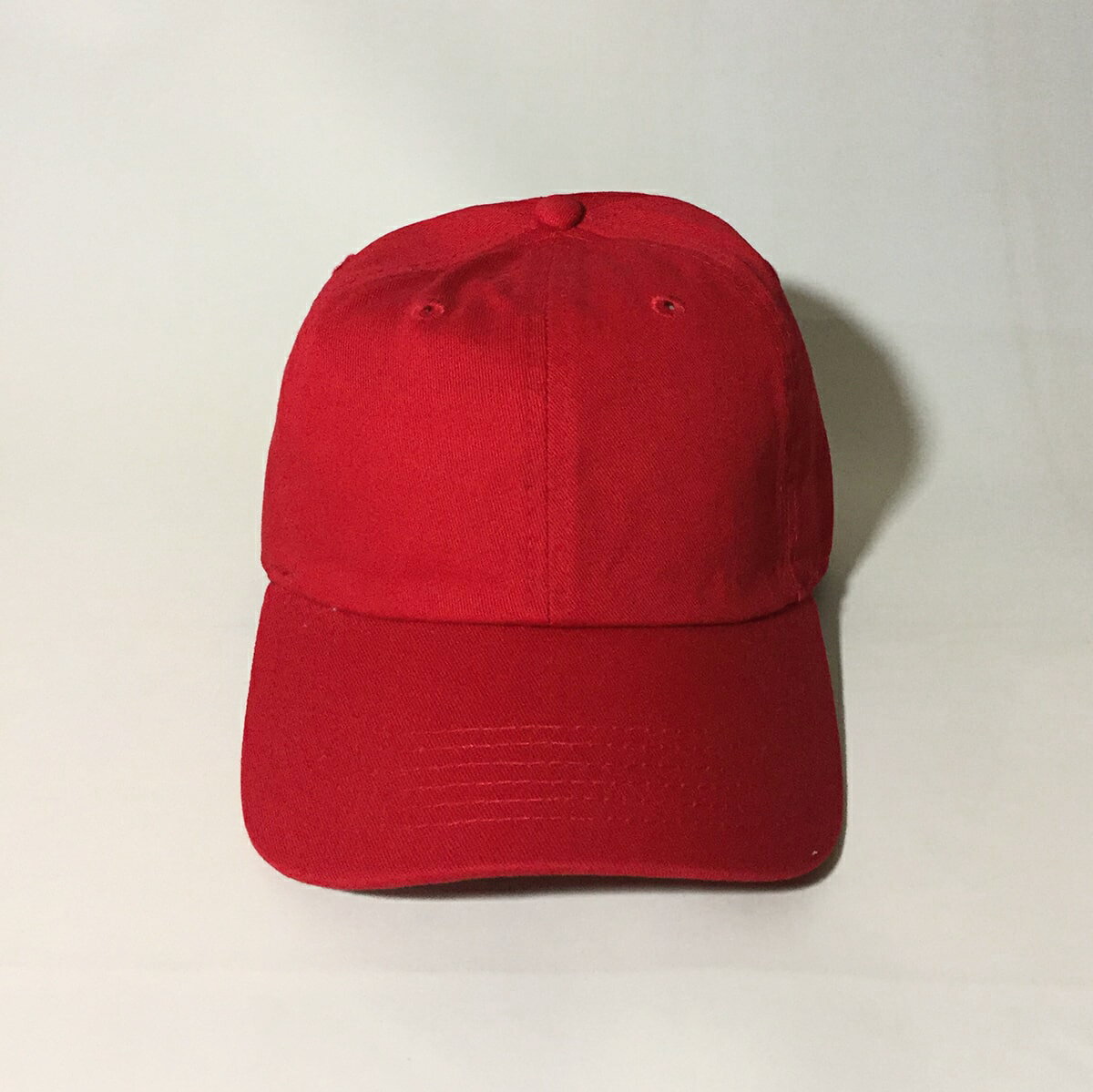 ニューハッタン プレーン 帽子 キャップ アメカジ 無地6パネル CAP 6PANEL RED コットン 無地キャップ NEWHATTAN SSS