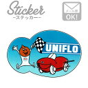 ステッカー/シール エッソ ESSO UNIFLO MS138 ステッカー シール カスタマイズ オリジナル バイク 車 ガソリン アメリカン