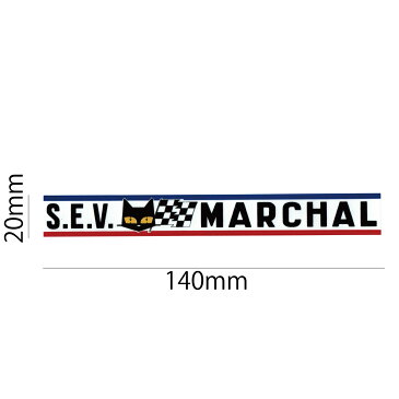 ステッカー/シール S.E.V MARCHAL MS121 セブマーシャル ステッカー シール カスタマイズ オリジナル バイク 車 ガソリン アメリカン