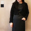 カエン kaene 花園コード ジャガード ジャケット【 オフホワイト ブラック 白 黒 アウター 春 夏 秋 冬 卒業式 入学式 結婚式 二次会 フォーマル オケージョン お呼ばれ 同窓会 柄 レディース 服 ドレス 長袖 】 【正規取扱店】 005352(4)