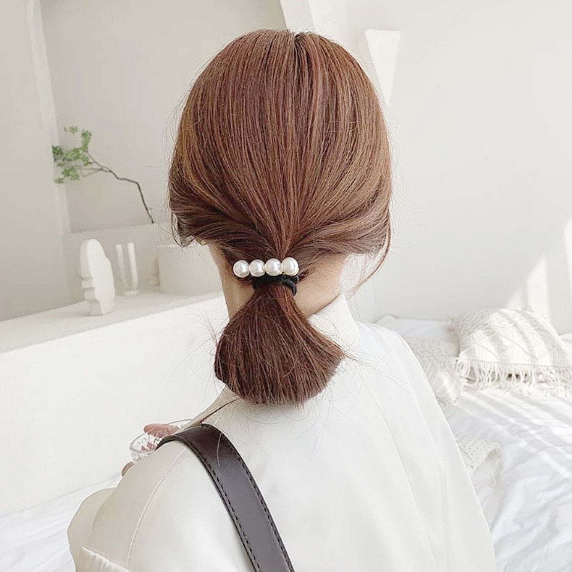 ＼お得なクーポン＆P2倍／ パール ヘアゴム 真珠 ヘア ヘアアクセサリー ゴールド パールヘアゴム 可愛い キッズ 女の子 親子リンク きれいめ カジュアル フェミニン コンサバ 髪 髪飾り 人気 大ぶり 白 ブラック 黒 韓国