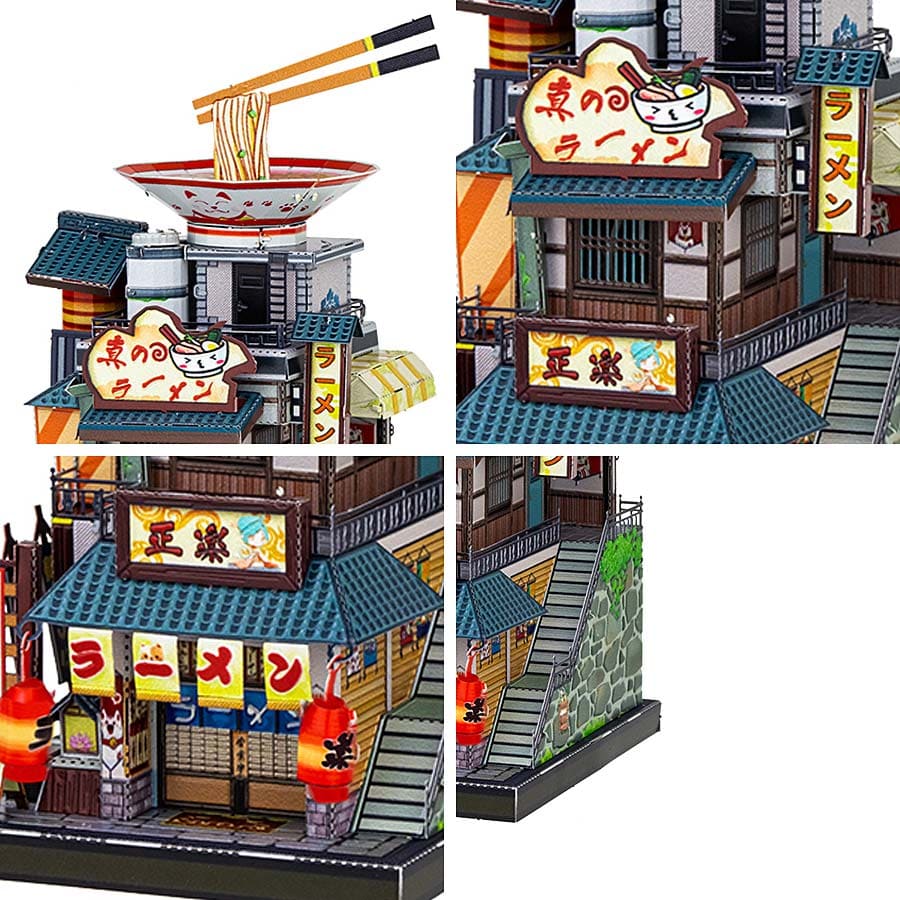 メタルパズル 幻想ラーメン店 メタリックナノパズル ナノパズル立体パズル 3Dパズル 暇つぶし 模型 パズル 組み立て 組立 工作 3Dパズル 脳トレ キット 大人 送料無料 約 1000円ポッキリ ラッピング