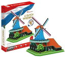 P最大42倍 3D Craft model オランダの風車 アーキテクチャ3dパズル 送料無料